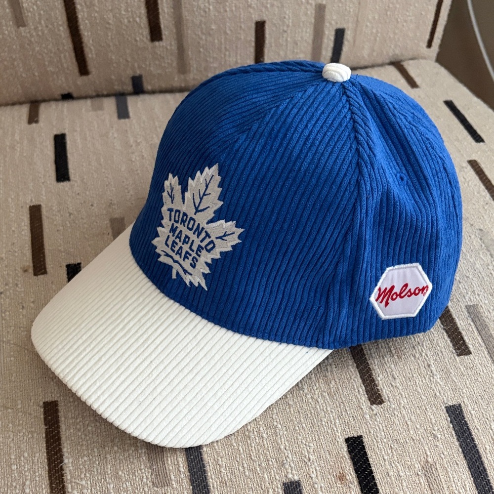 Toronto Maple Leafs Blue Corduroy Baseball Cap